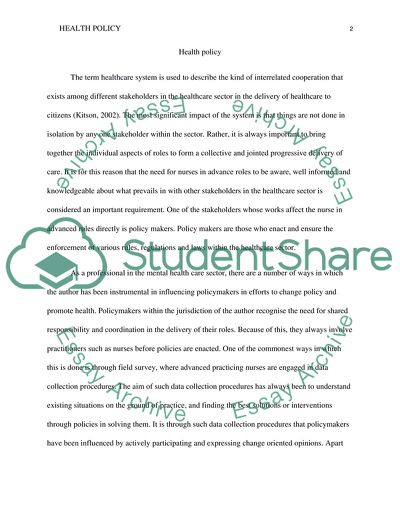 Mental Health Nursing