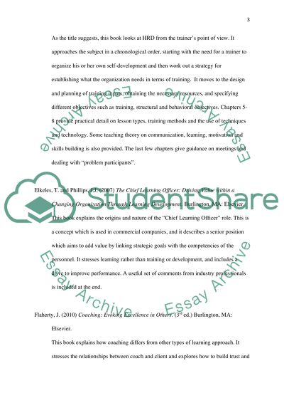 Annotated Bibliography