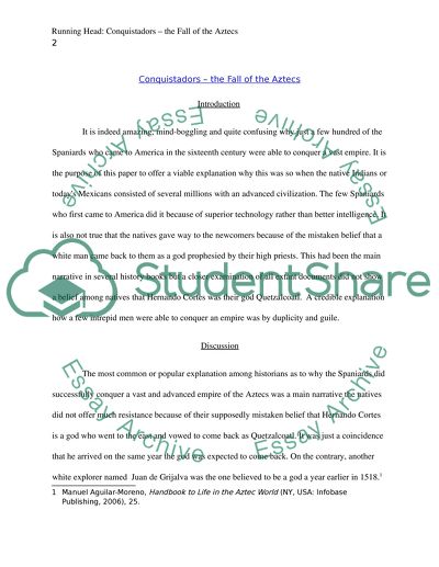 The Fall of the Aztecs