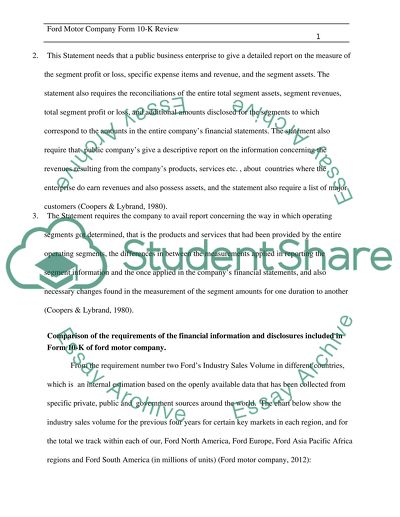 Ford company essay 07 picture