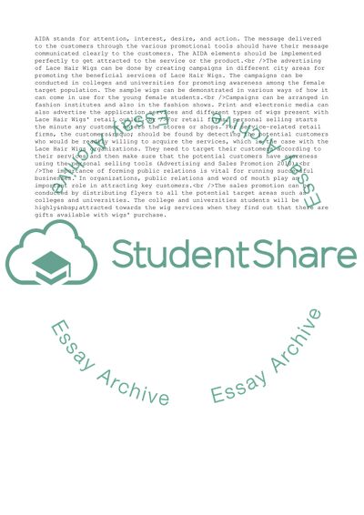 The Lace Hair Wigs Organization