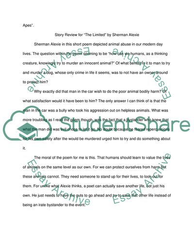 Morale in George Saunder and Sherman Alexies Short Stories