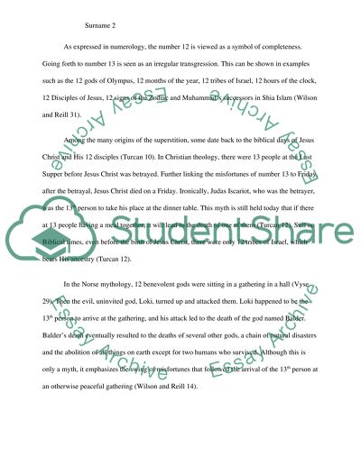 Cultural Superstition