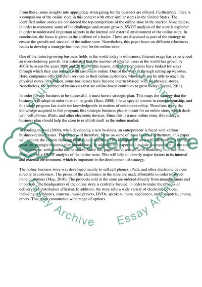 The Process of Developing E-Commerce