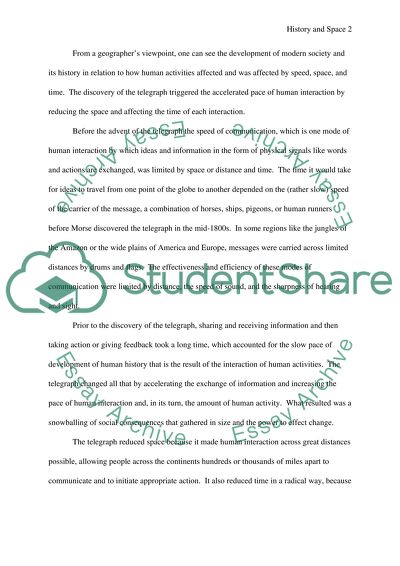 History through A Geographers Lenses