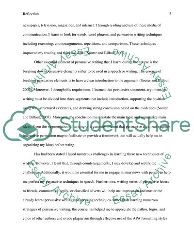 The Persuasive Writing Technique