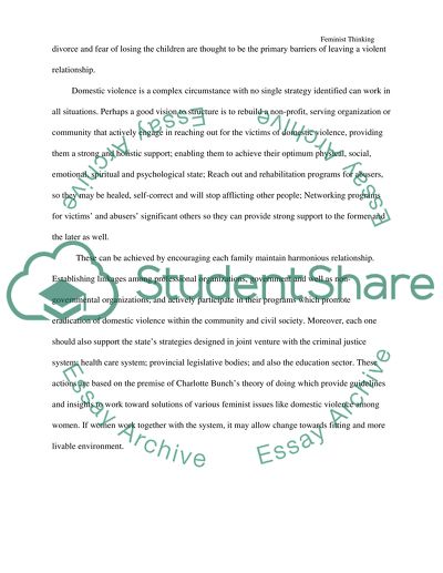 Feminist Thinking Theory