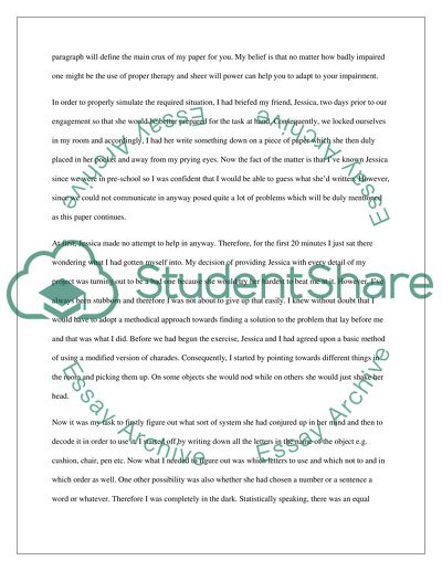 Finding a Solution to a Problem without Having Certain Cognitive Brain Functions