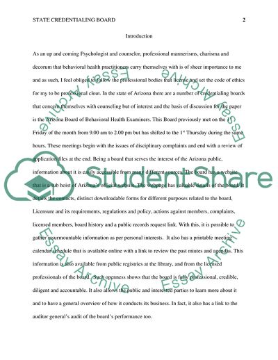 Arizona Board of Behavioral Health Examiners