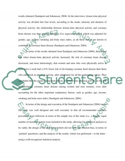 Physical activity essay