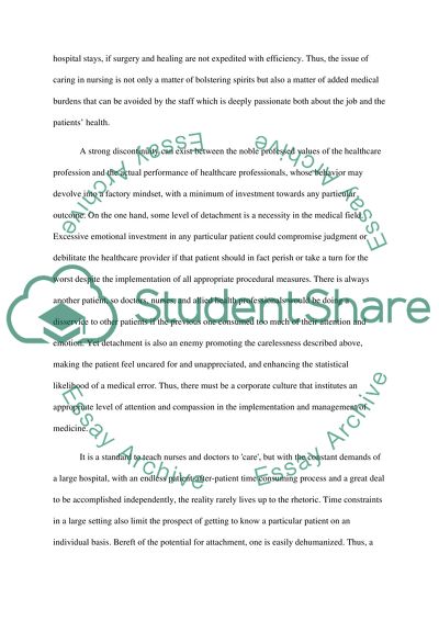 The Quality Caring Model of Nursing