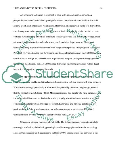 Ultrasound Technician Profession