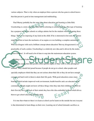 Why Do People Go to School