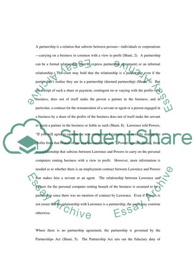 Legal Relationship with Powers and its Legal Issues and Implications