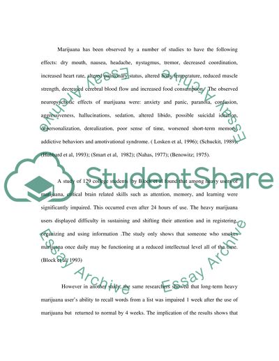 Marijuana: The Mislabeled Drug