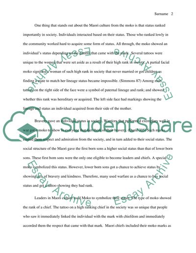 Moko and Culture of the Maori of New Zealand