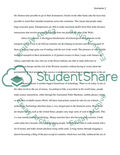 The helpful of technology