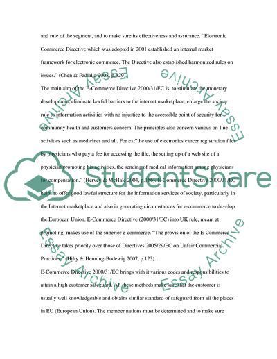 E-Commerce Directive 2000/31/EC