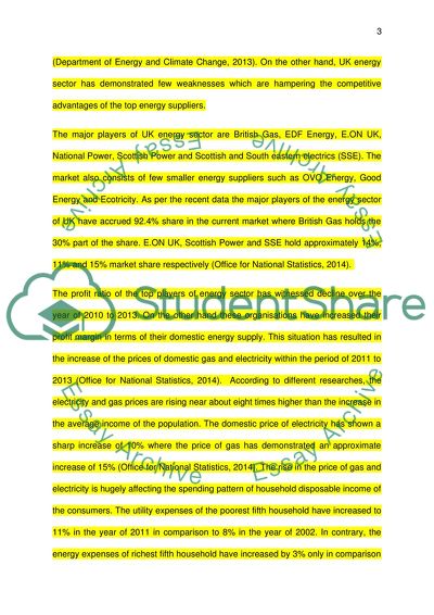 The Electricity and Gas Market of the UK
