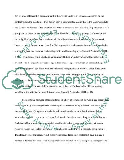 The Psychology of Leadership