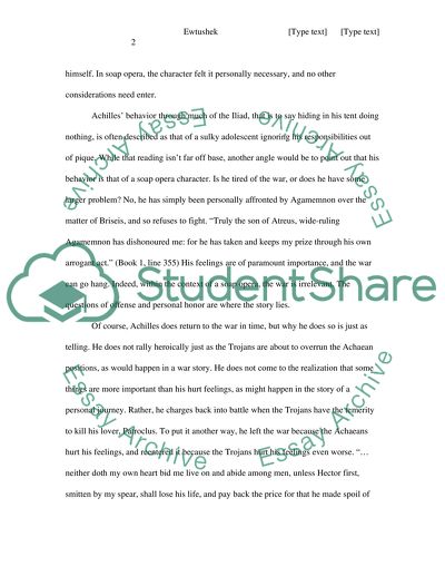 Achilles Will Return After These Messages