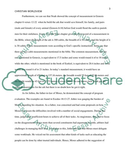 Christian Worldview and the Bible