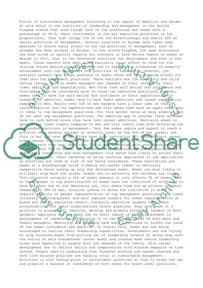 Sustainable Management Futures