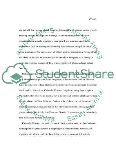 Illustrative Template for National Growth