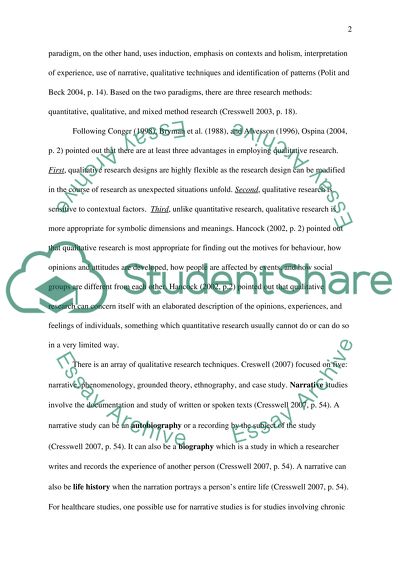 Research Methods in Healthcare