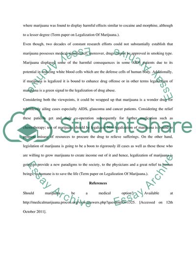 Marijuana Should Be Legal for the Sick and Ill