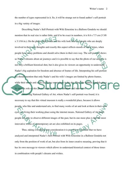 Analysis of Art Work from Virtual Museum