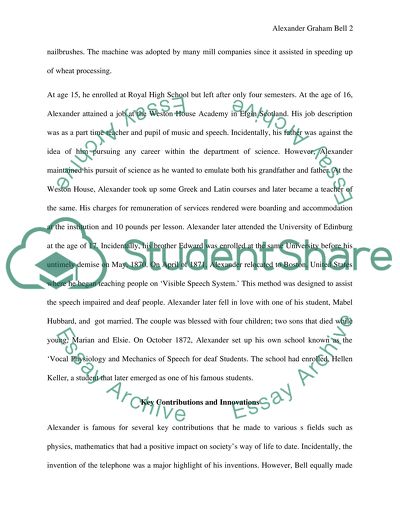 Alexander Graham Bell 1847-1922