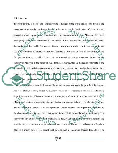 Tourism Influences and Impacts in Malaysia