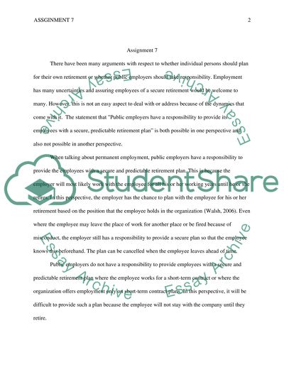 Permanent Employment and Employee Benefits