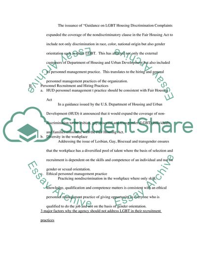 Workforce diversity essay