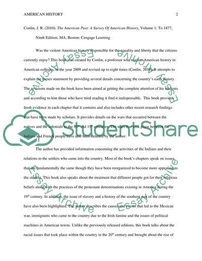 The Violent American History