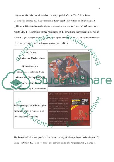 EU ban on Tobacco advertising