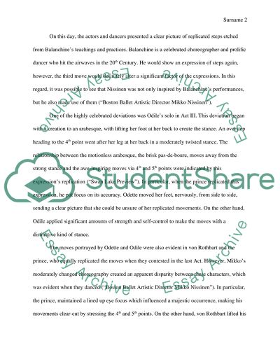 An Art Creation of Swan Lake: the Ballet Show