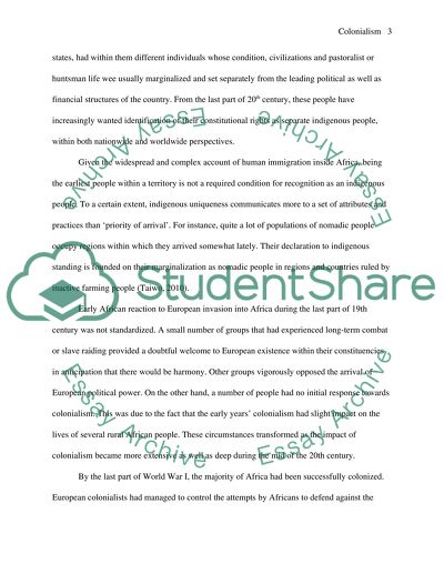 Colonialism in 1880-1900
