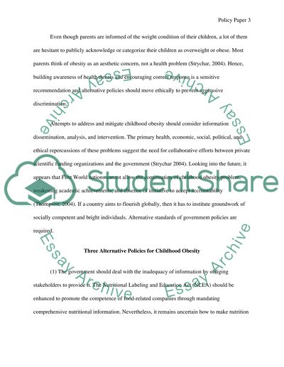 Public Health Policies