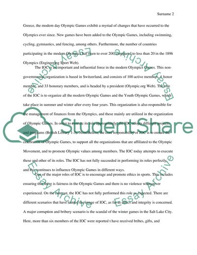 Olympic Games and the IOC