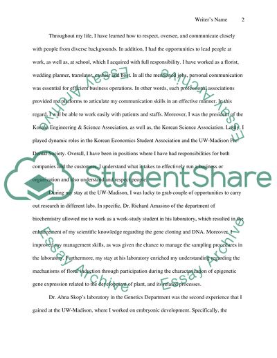 Applying for a Dental School