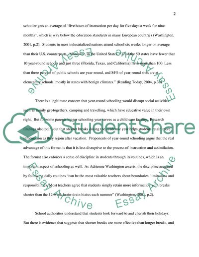 Year-round Schooling