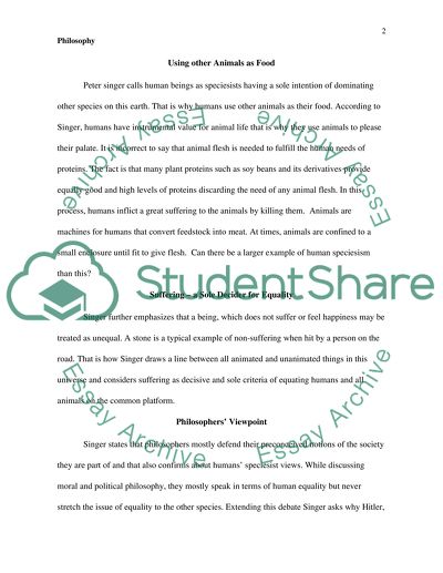 Speciesism and moral status image