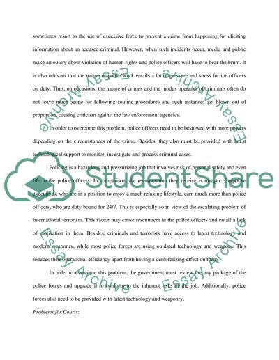 Problems in Criminal Justice