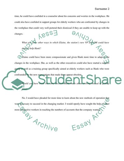 In What Way Was Hank Experiencing Burnout