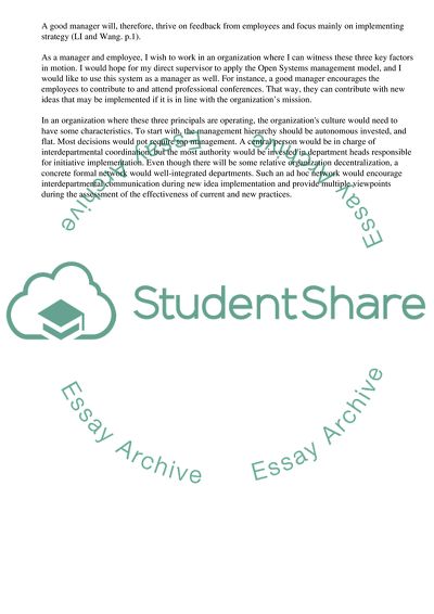 Management Philosophy