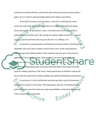 Definition of Curriculum Paper