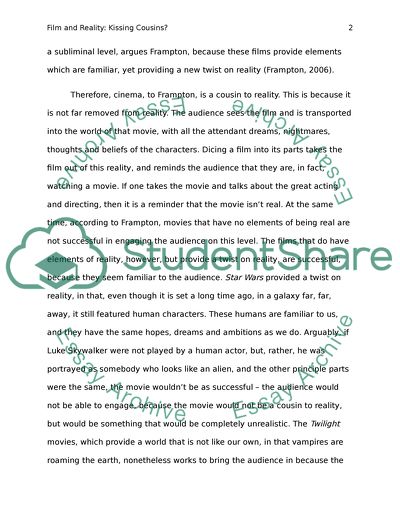 Film and Reality: Kissing Cousins