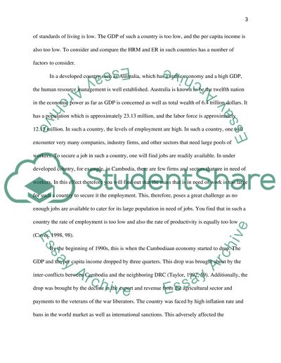 Comparative Approaches in Employment Relations